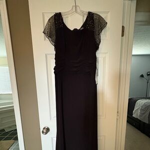 Black full length formal dress